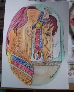 Carousel Horse Work in Progress 6